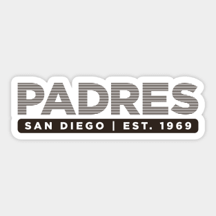 Padres #1 Sticker